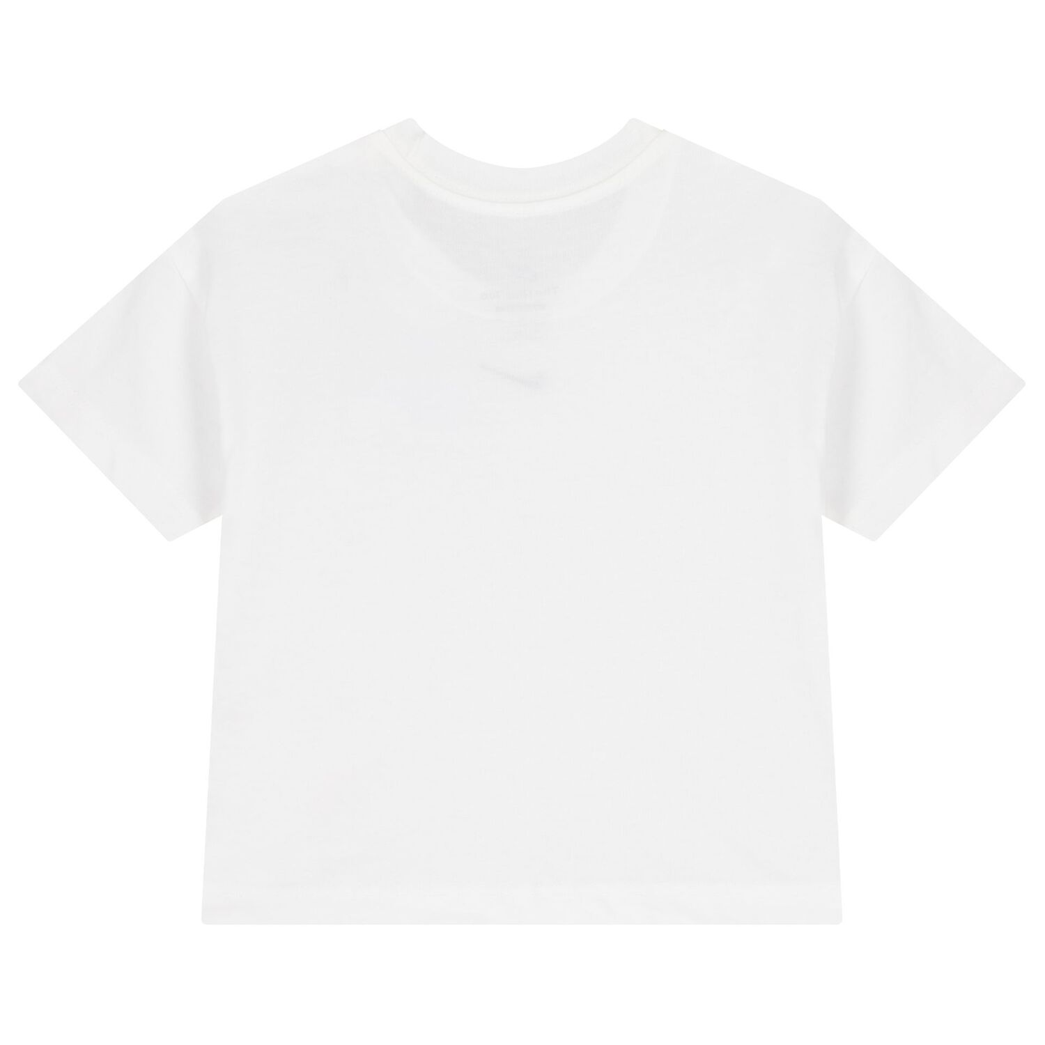 Girls White Logo T-Shirt, 2, hi-res