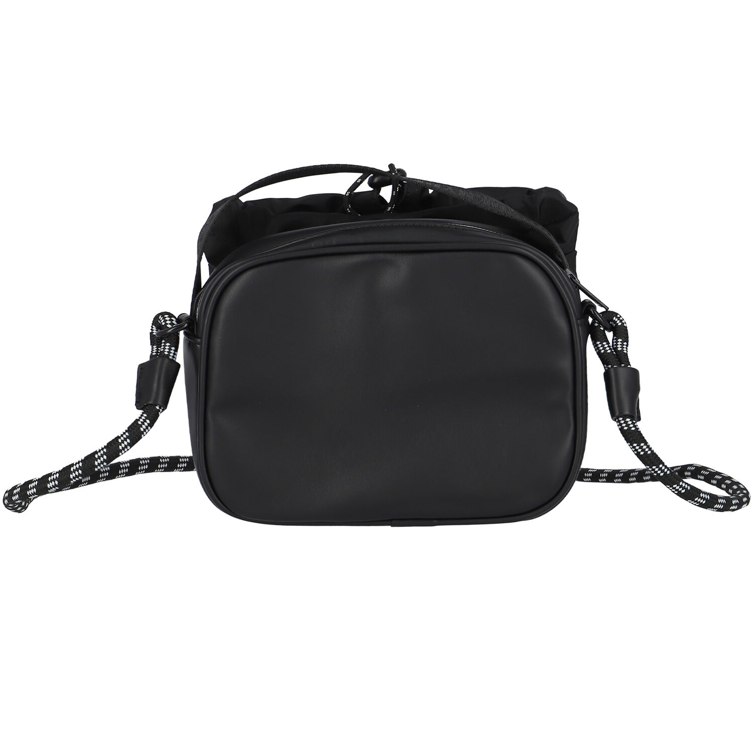 Girls Black Logo Shoulder Bag, 1, hi-res