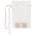 مشبك شعر بنات مطرز باللون البيج, 1, hi-res