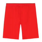 Boys Red Logo Shorts, 1, hi-res