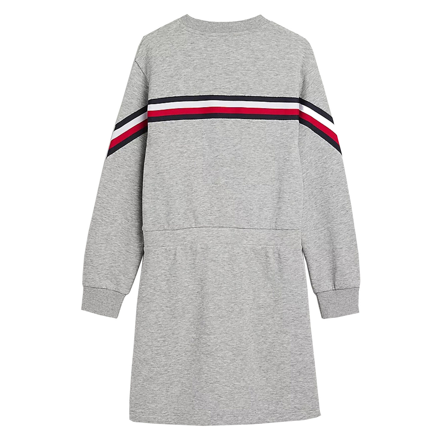 Girls Grey Logo Sweatshirt Dress, 1, hi-res
