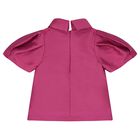 طقم تنورة بنات ستان باللون البنفسجى و الوردى, 1, hi-res