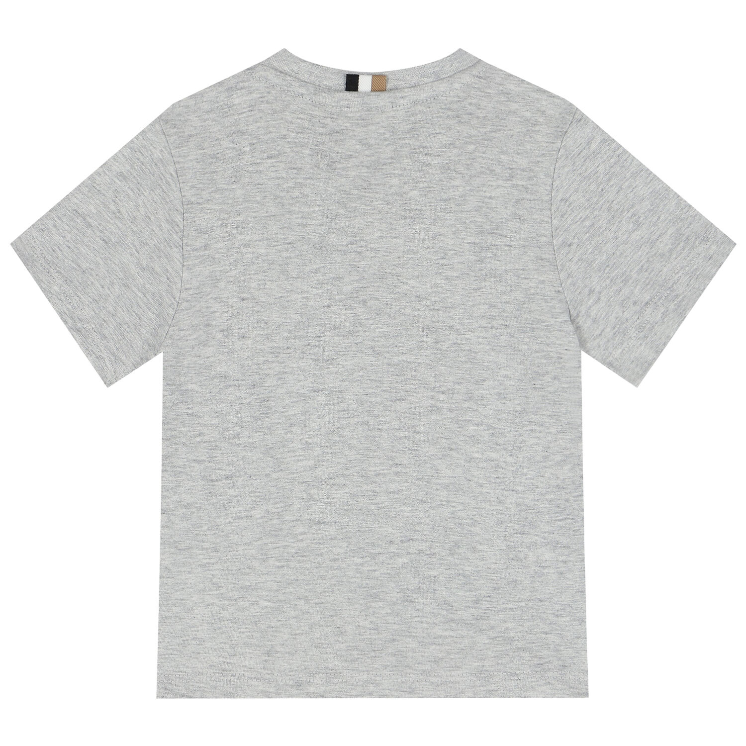 Younger Boys Grey Logo T-Shirt, 1, hi-res