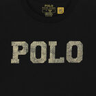 تيشيرت بالشعار باللون الاسود للبنات, 1, hi-res