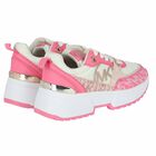 Girls Pink Logo Trainers, 1, hi-res