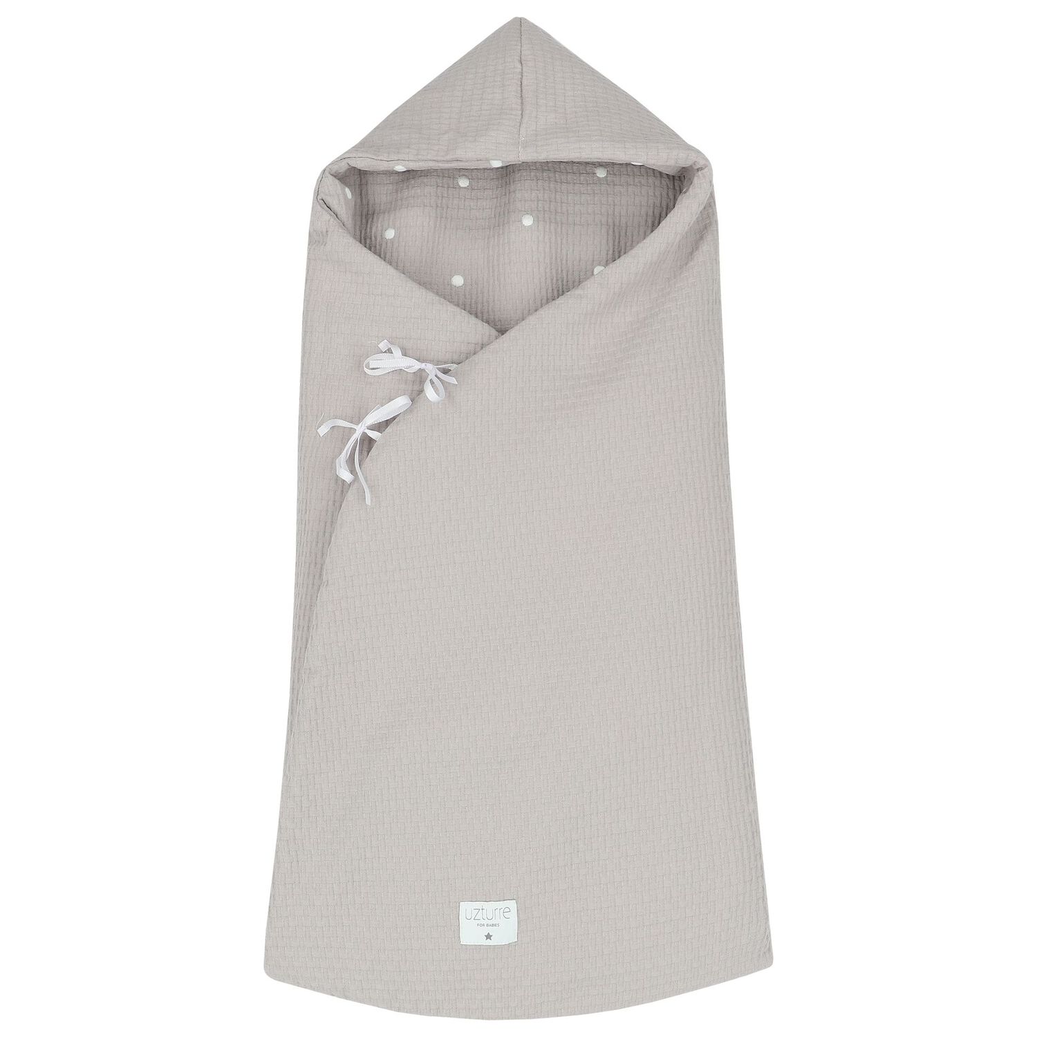 مدس بالشعار قابلة للعكس باللون الرمادى, 1, hi-res