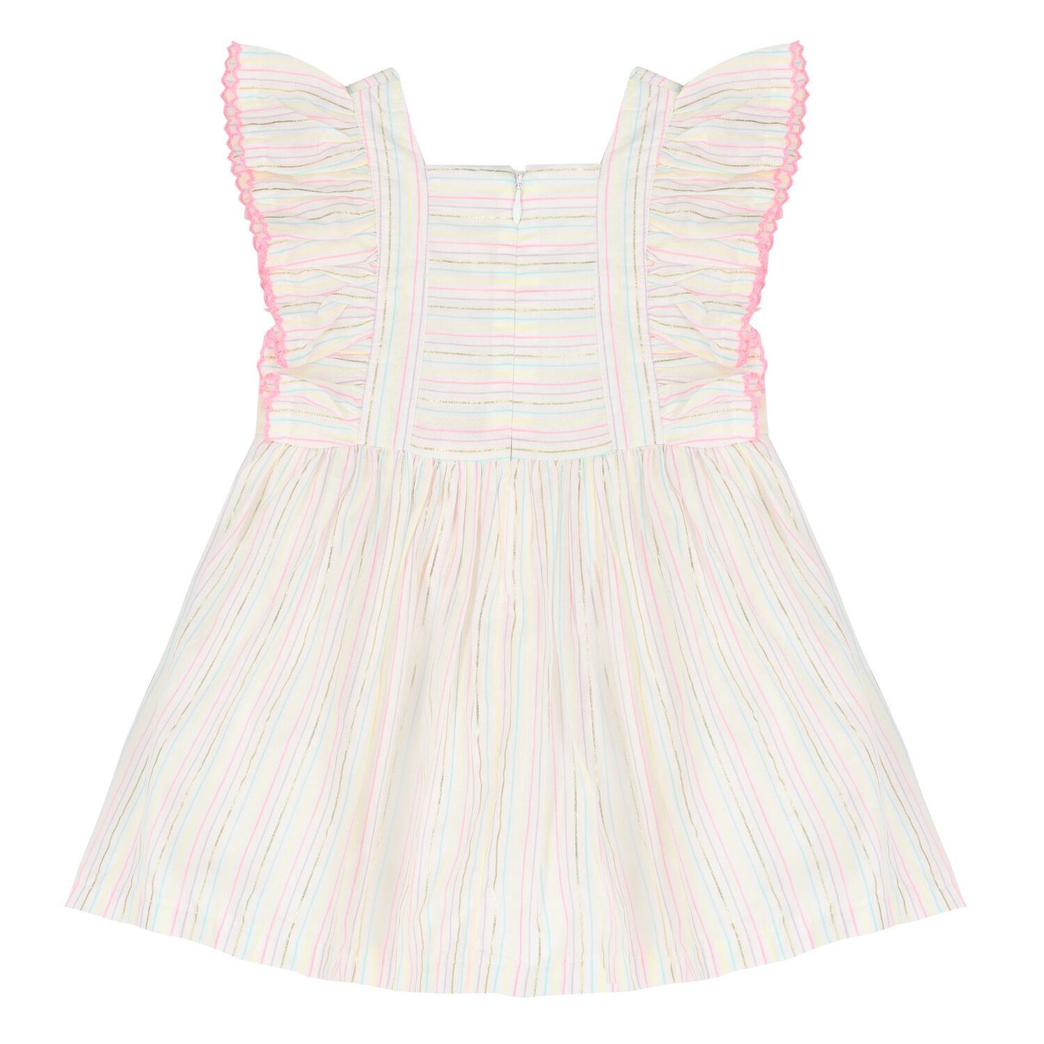 Baby Girls White Dress Set, 1, hi-res image number null