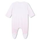 Baby Girls White & Pink Logo Babygrow Gift Set, 1, hi-res