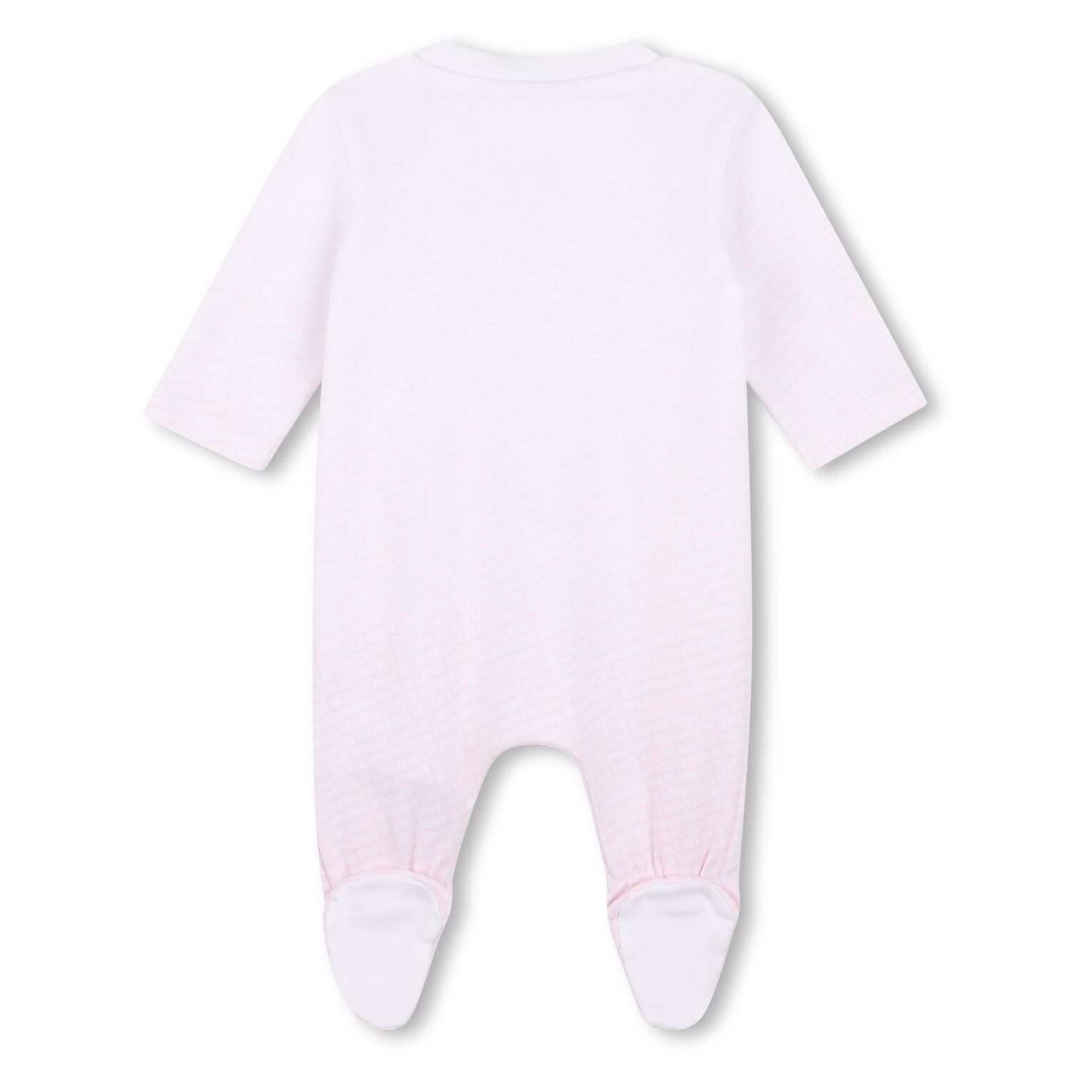 Baby Girls White & Pink Logo Babygrow Gift Set, 1, hi-res