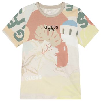Boys Multi-Coloured Logo T-Shirt