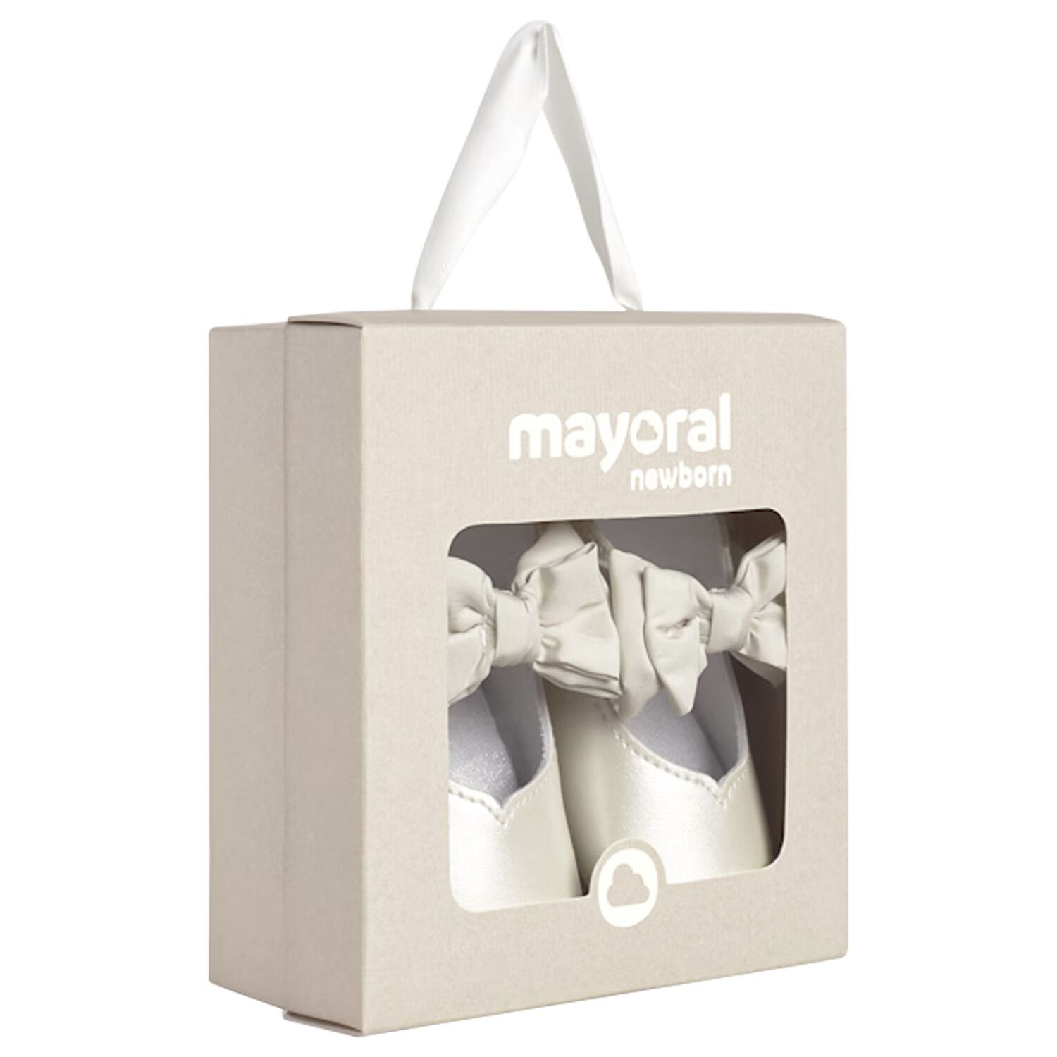 Baby Girls Ivory Bow Pre Walker Shoes, 3, hi-res image number null