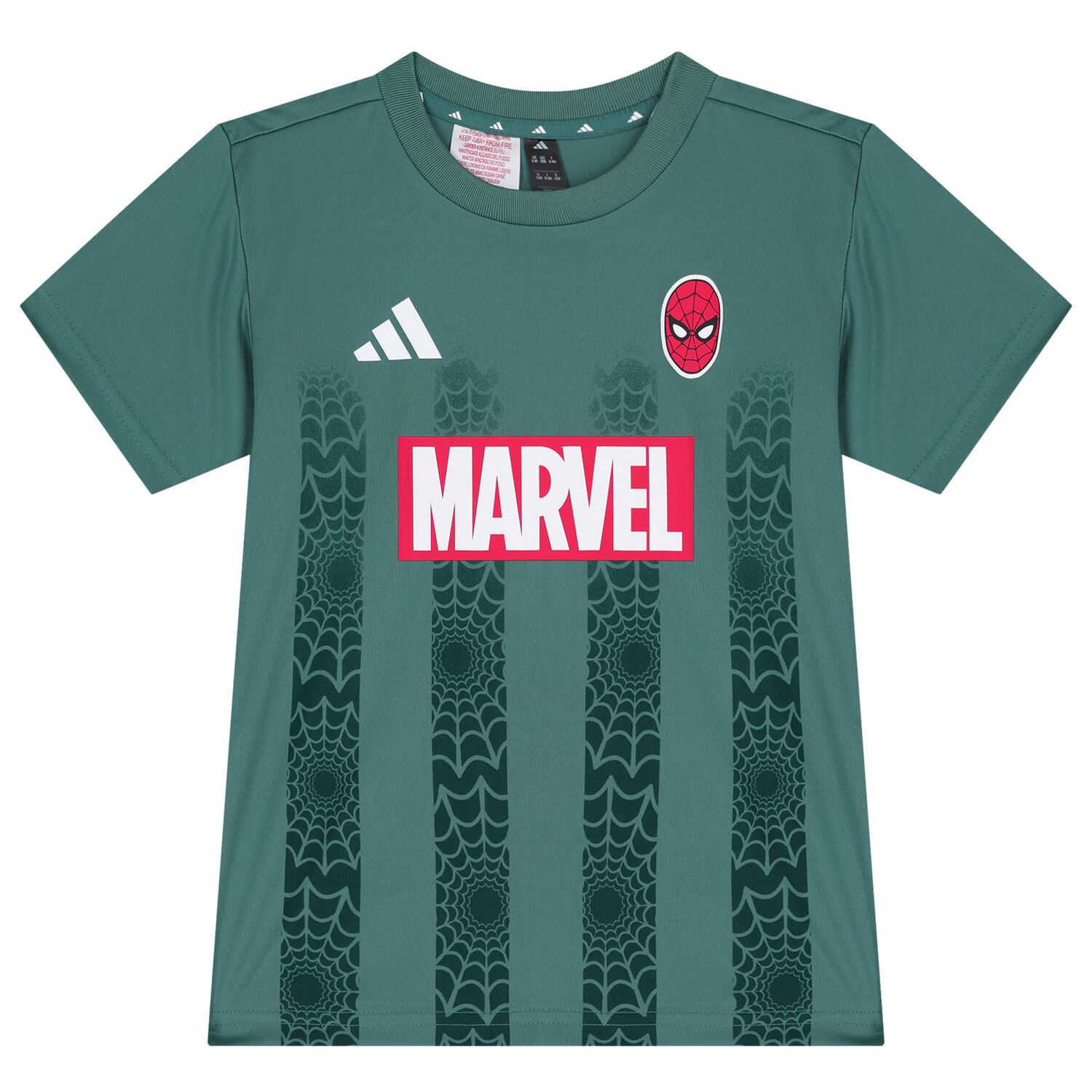 Green Marvel Logo Shorts Set, 1, hi-res