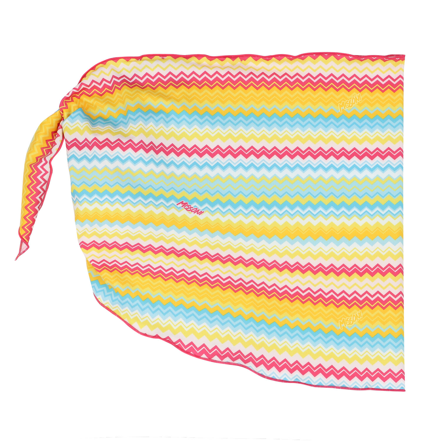 Girls Multi-Colored Zigzag Beach Skirt, 1, hi-res