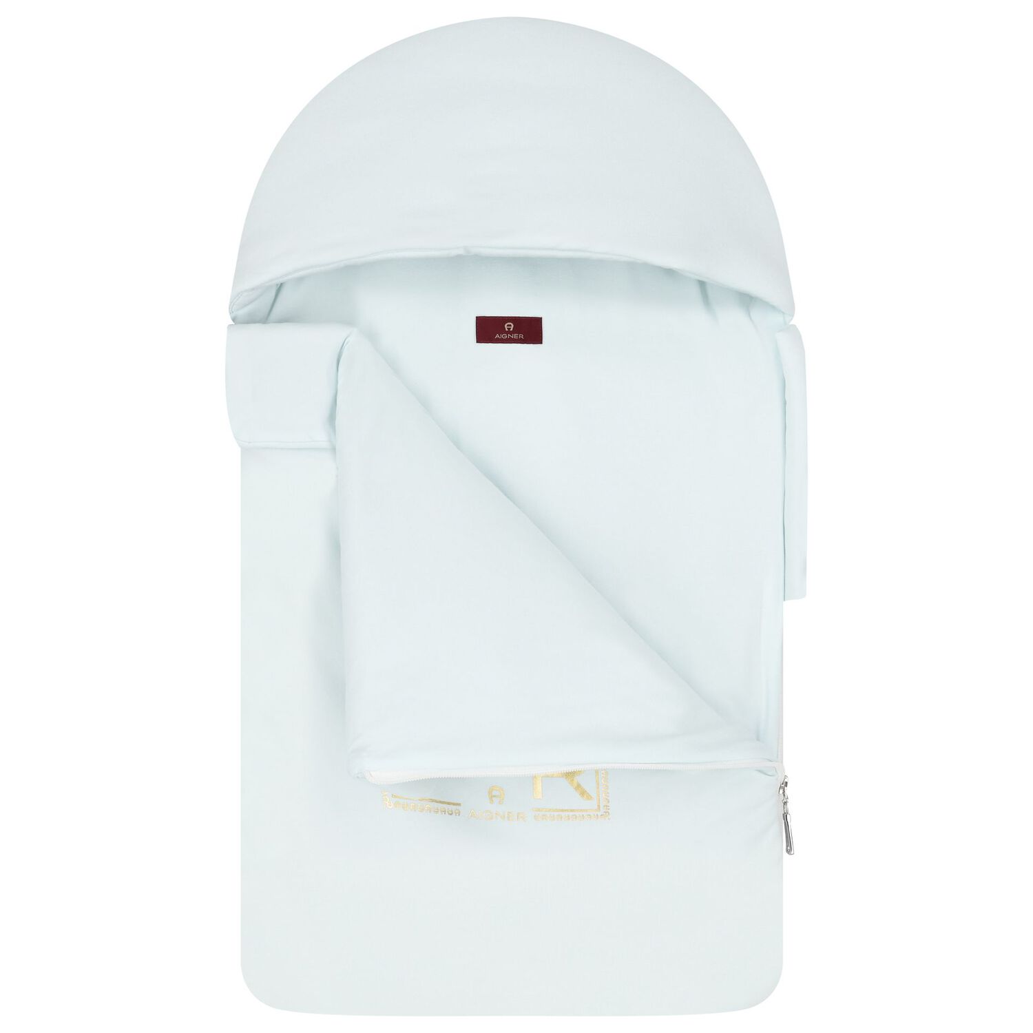 Baby Boys Blue & Gold Logo Nest, 2, hi-res