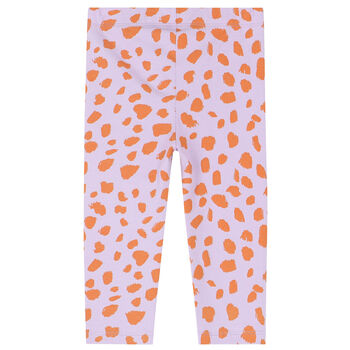 Younger Girls Purple Leggings