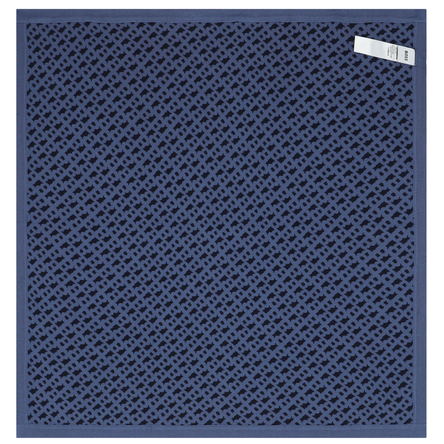 Baby Boys Navy Blue Logo Knitted Blanket, 3, hi-res image number null