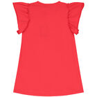 Girls Pink Logo Dress, 1, hi-res