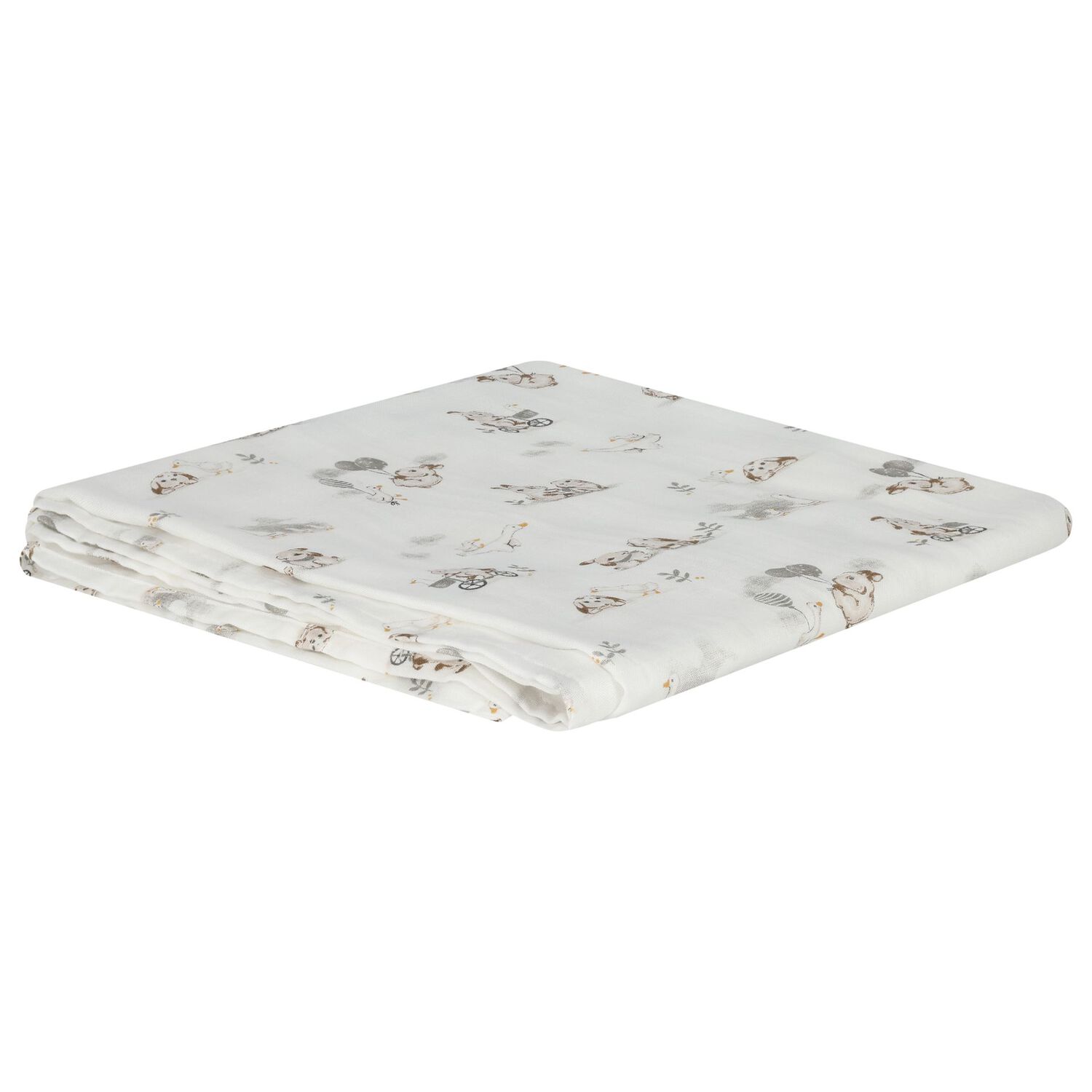 White Rabbit Baby Blanket, 3, hi-res
