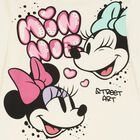 Girls Ivory Logo Disney Long Sleeve Top, 1, hi-res