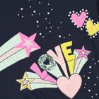 سويت شيرت مزين باللون الكحلي للفتيات , 1, hi-res