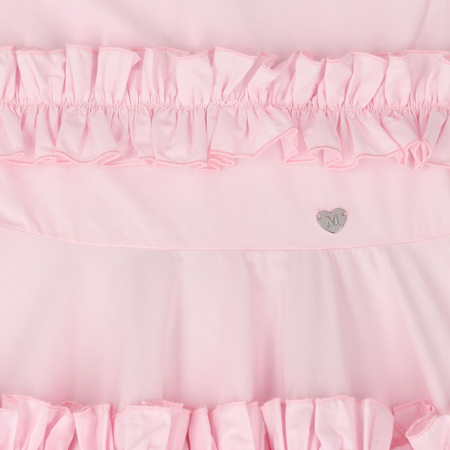 Girls Pink Ruffled Dress, 2, hi-res