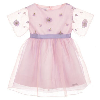 Girls Lilac Tulle Dress