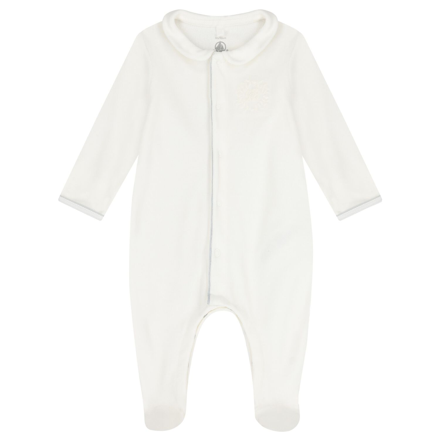  أفرول بالشعار باللون العاجي, 1, hi-res