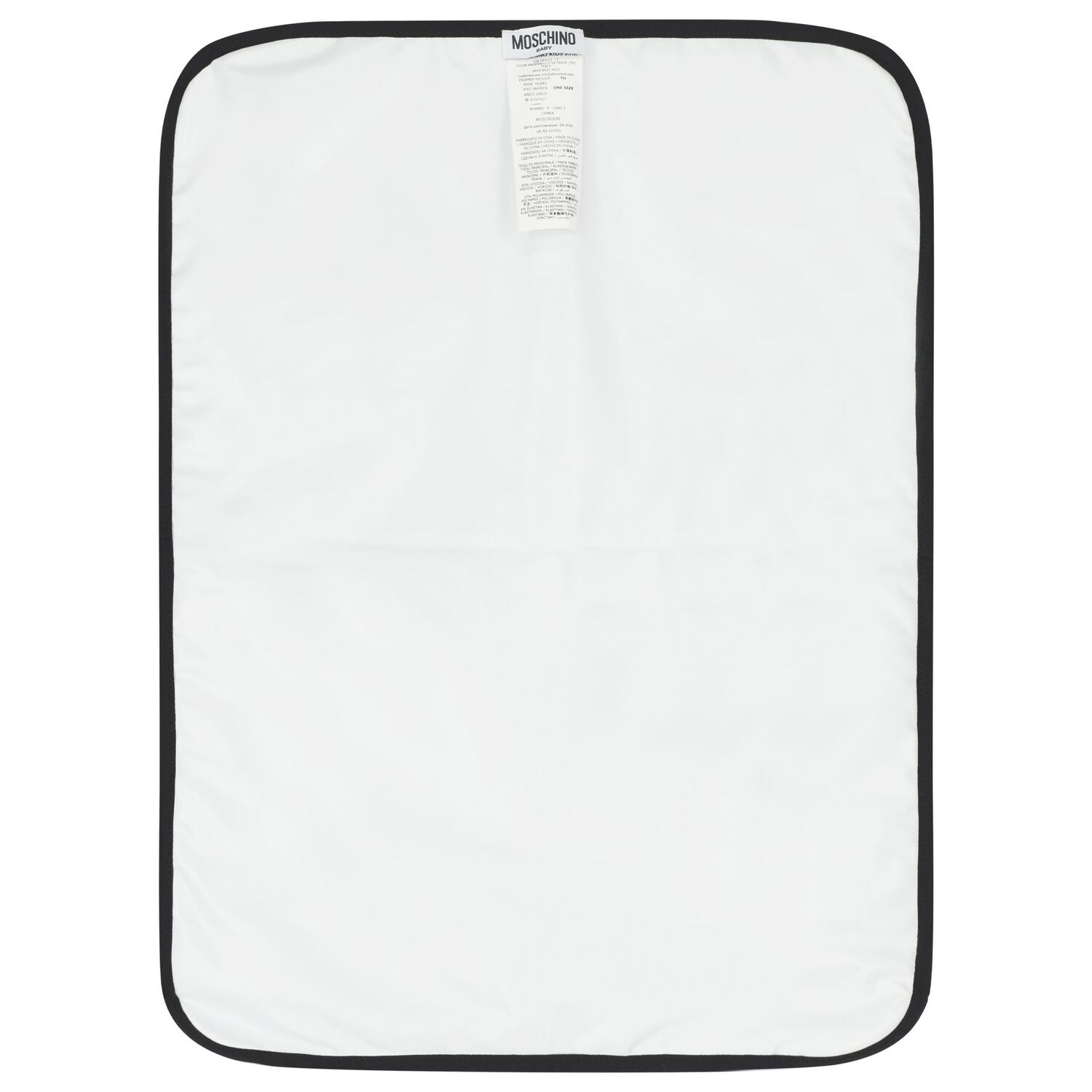 Black Teddy Bear Logo Baby Changing Bag ( 40CM ), 1, hi-res