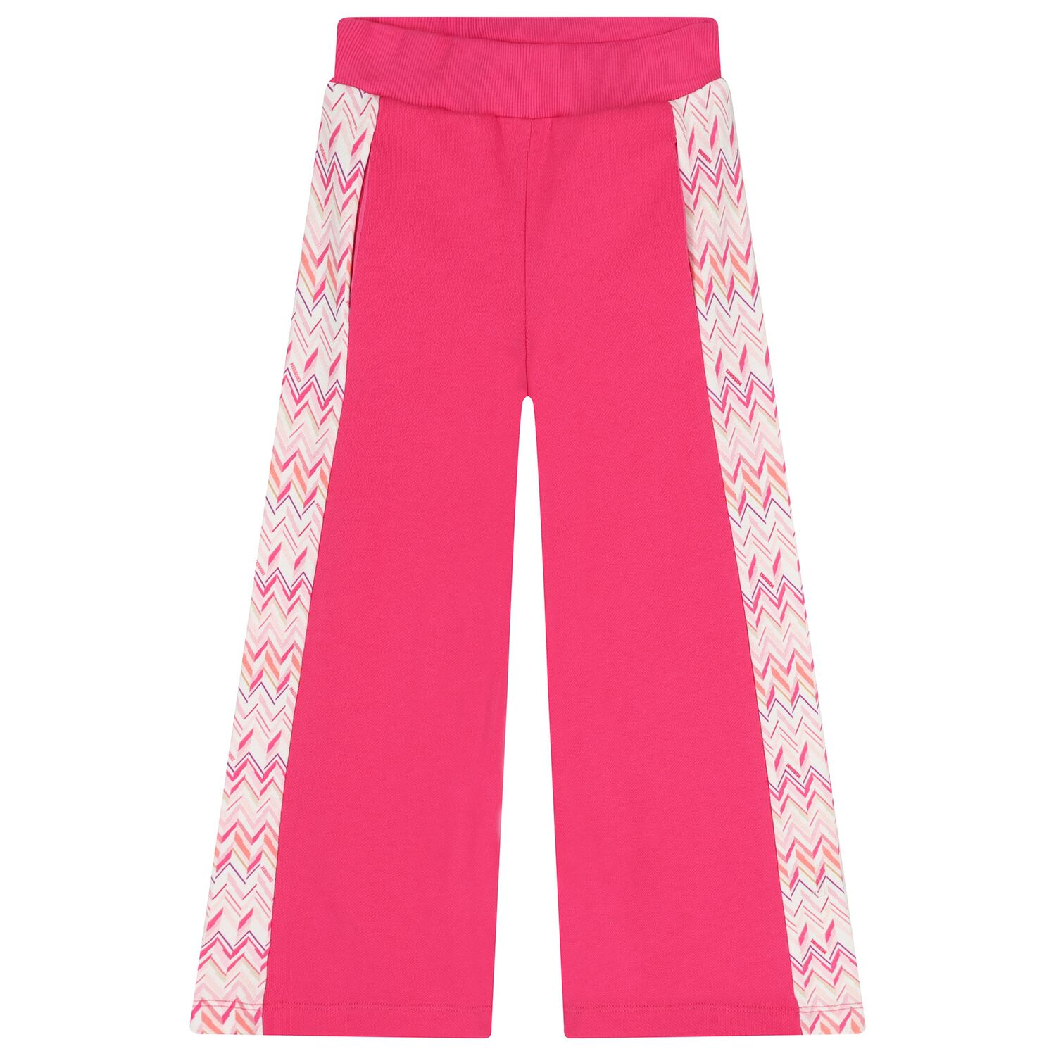 بنطلون للبنات باللون وردي بنقشة متعرجة, 1, hi-res