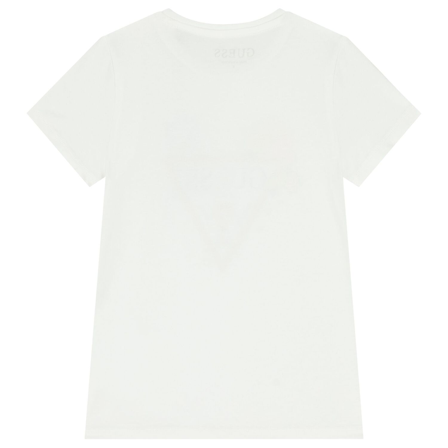 Girls White Logo T-Shirt, 1, hi-res