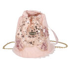 Girls Pink Embellished Sequin Bag, 1, hi-res