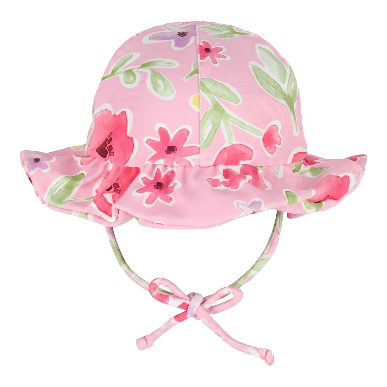 Baby Girls Pink Swim Set, 1, hi-res
