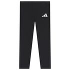 Girls Black Logo Heart Leggings Set, 1, hi-res