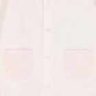 Baby Girls Pink Logo Babygrow Set, 6, hi-res