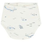 Baby Boys White & Blue Marine Animals Bibs ( 2-Pack ), 3, hi-res