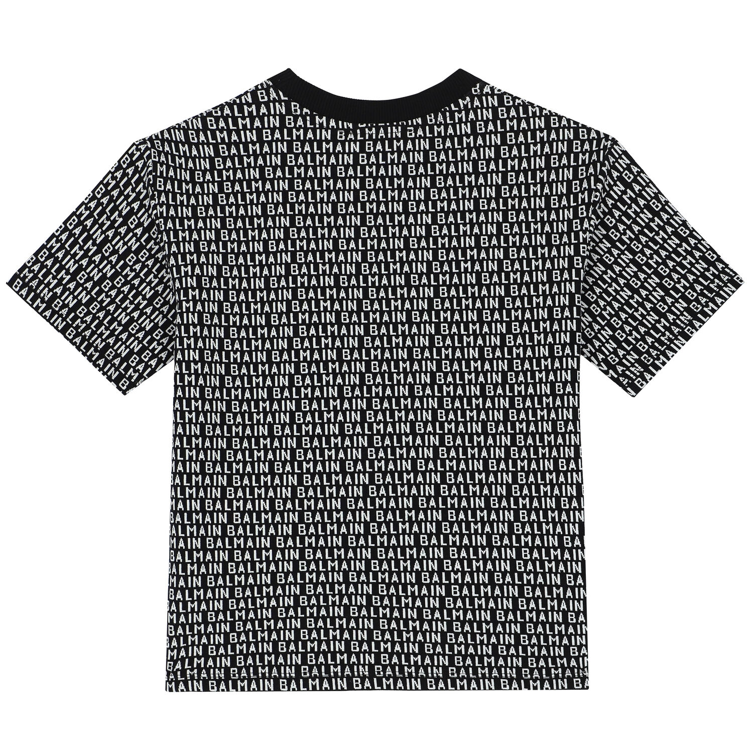Boys Black & White Logo T-Shirt, 1, hi-res