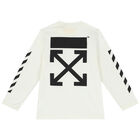 Ivory Arrow Logo T-Shirt, 1, hi-res