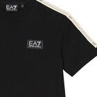 تيشيرت اولاد بالشعار باللون الاسود , 4, hi-res