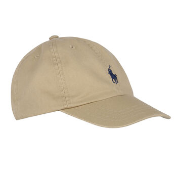 Boys Beige Logo Cap