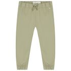 Baby Boys Green & White Tracksuit 3-Piece Set, 6, hi-res