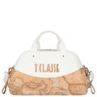 White & Beige Geo Map Baby Changing Bag , 1, hi-res