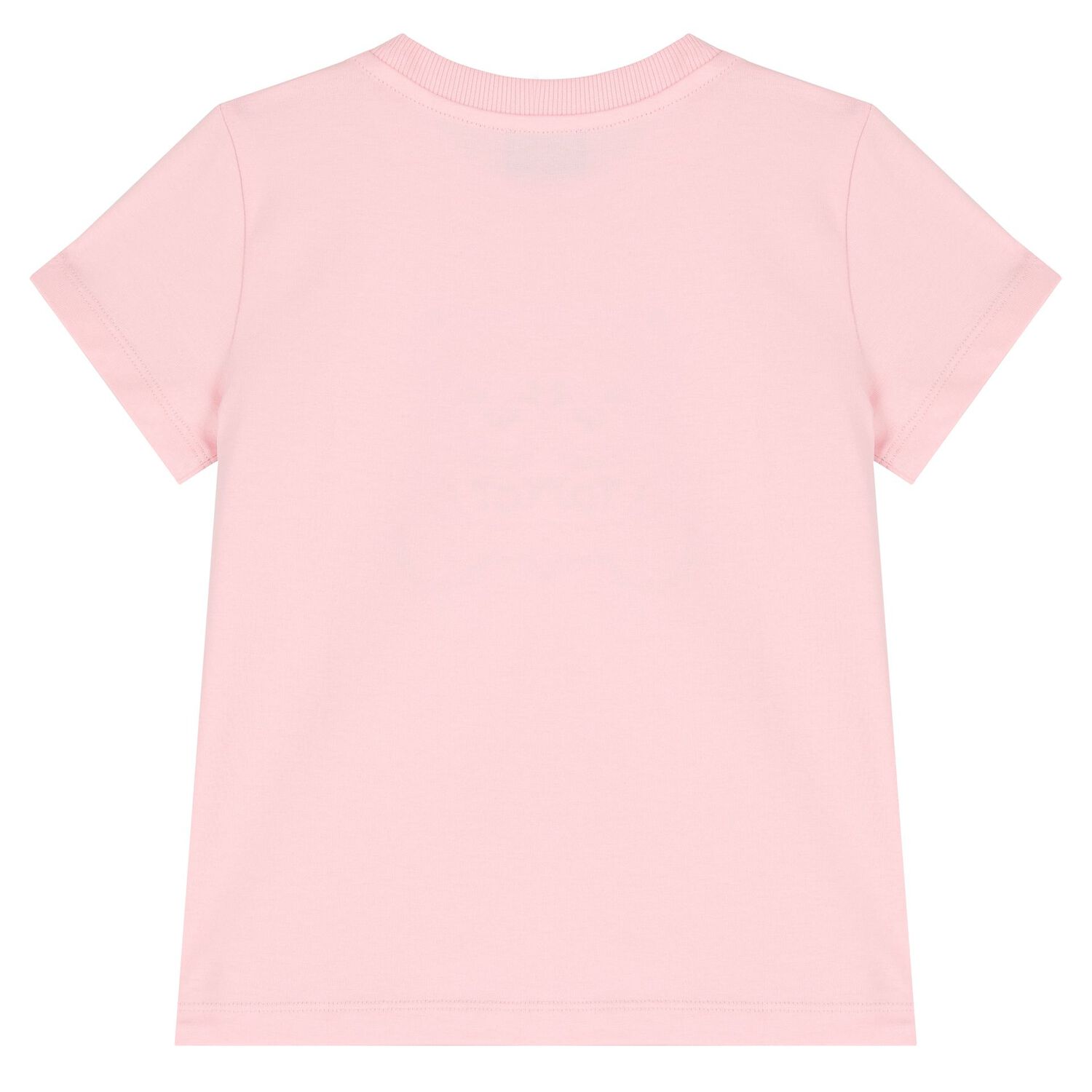 Girls Pink Teddy Bear Logo T-Shirt, 1, hi-res