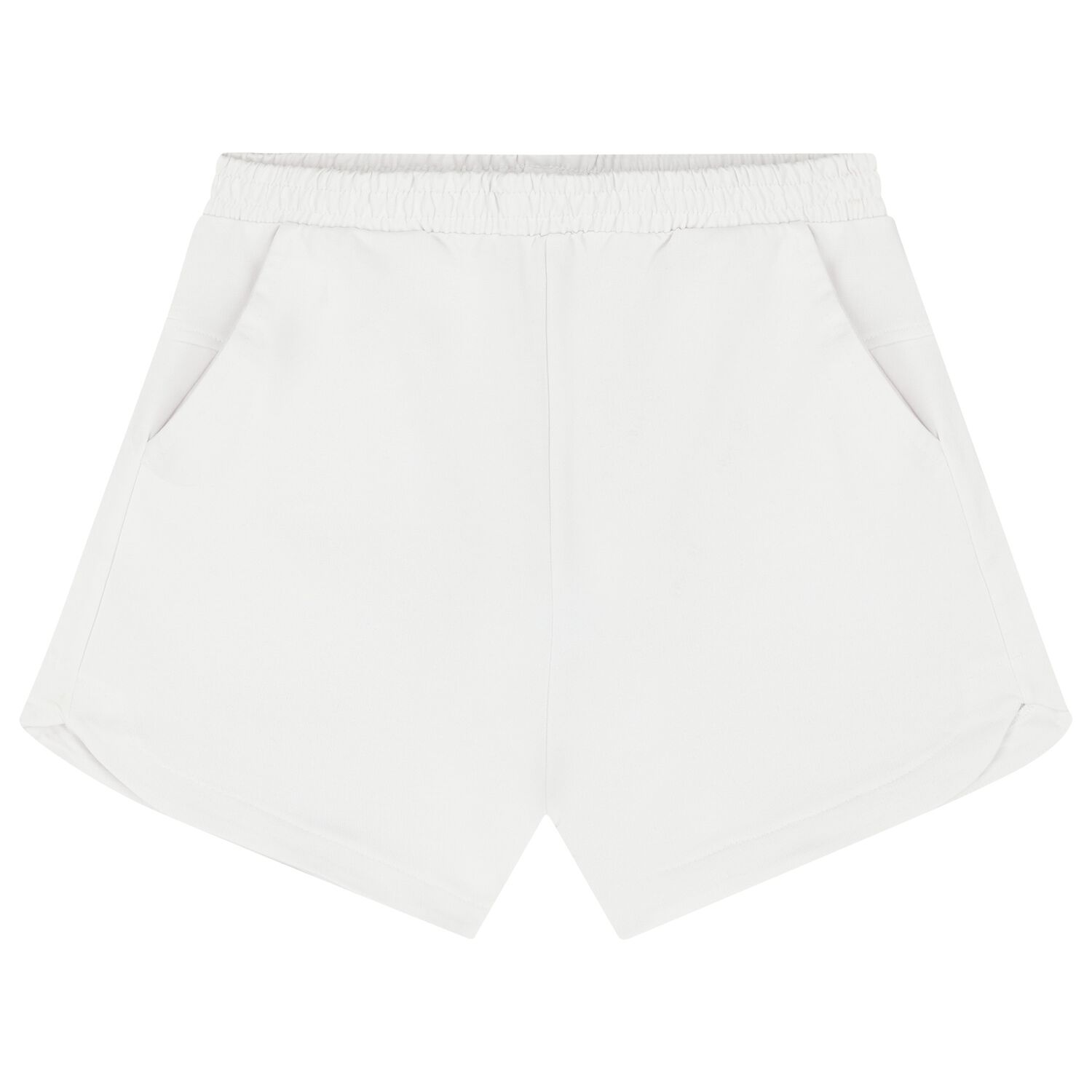 Girls White Shorts, 3, hi-res
