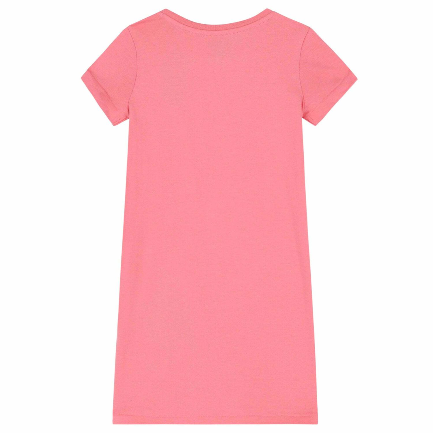 Girls Pink Logo Dress, 1, hi-res