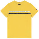 Boys Yellow Logo T-Shirt, 4, hi-res