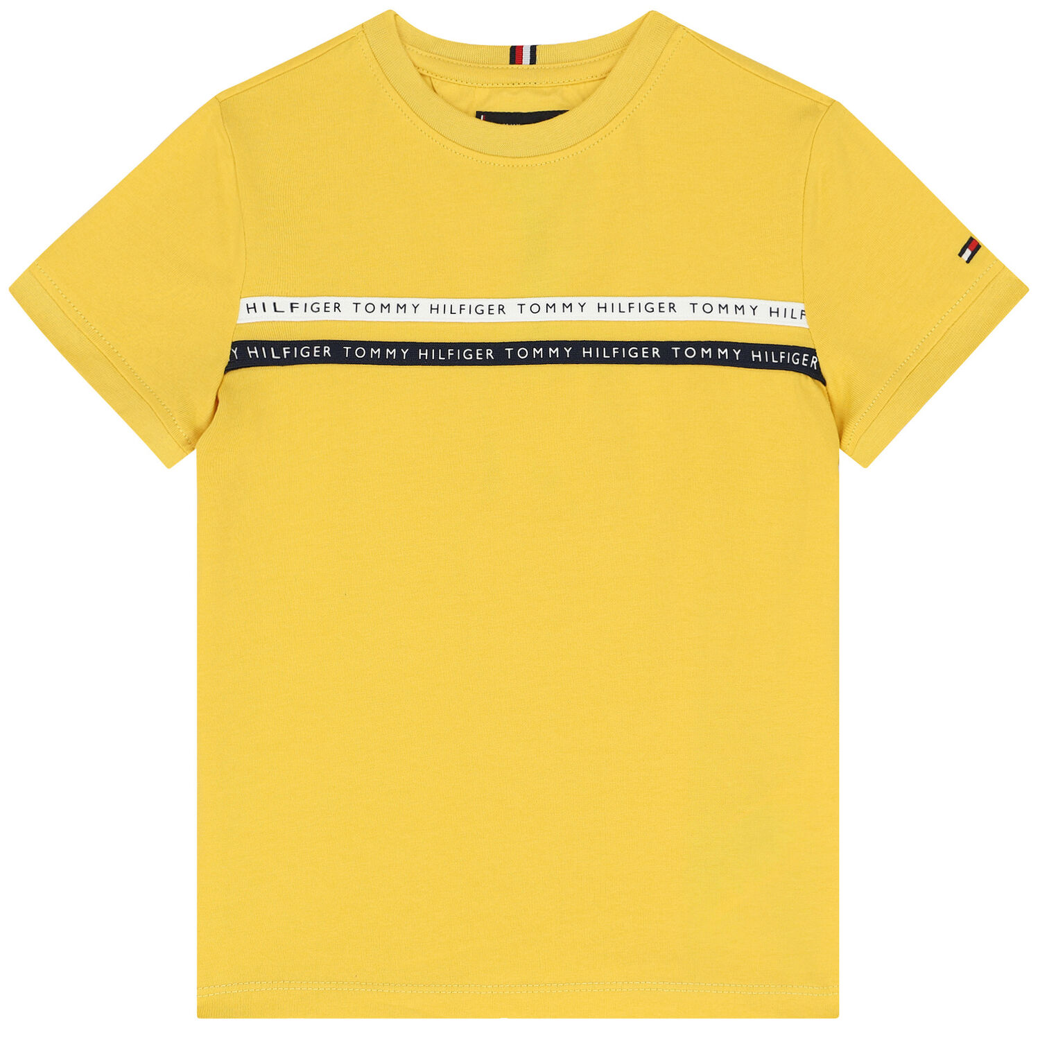Boys Yellow Logo T-Shirt, 4, hi-res