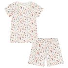 بيجامة بشعار احتفالي باللون الأبيض , 1, hi-res