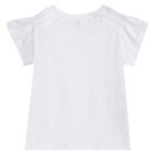 Girls White Doll T-Shirt, 2, hi-res