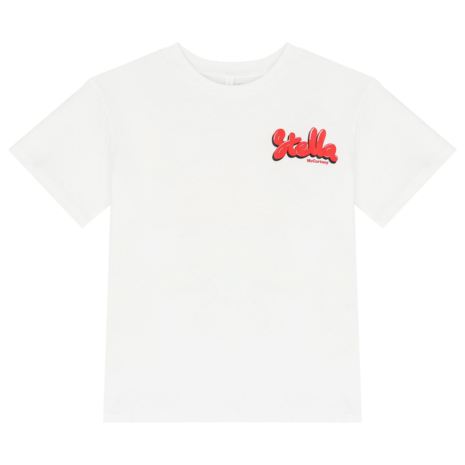 Girls White Logo T-Shirt, 1, hi-res