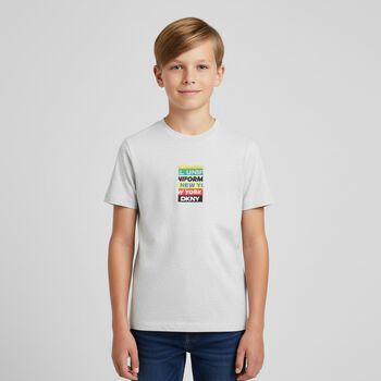 Boys Grey Logo T-Shirt